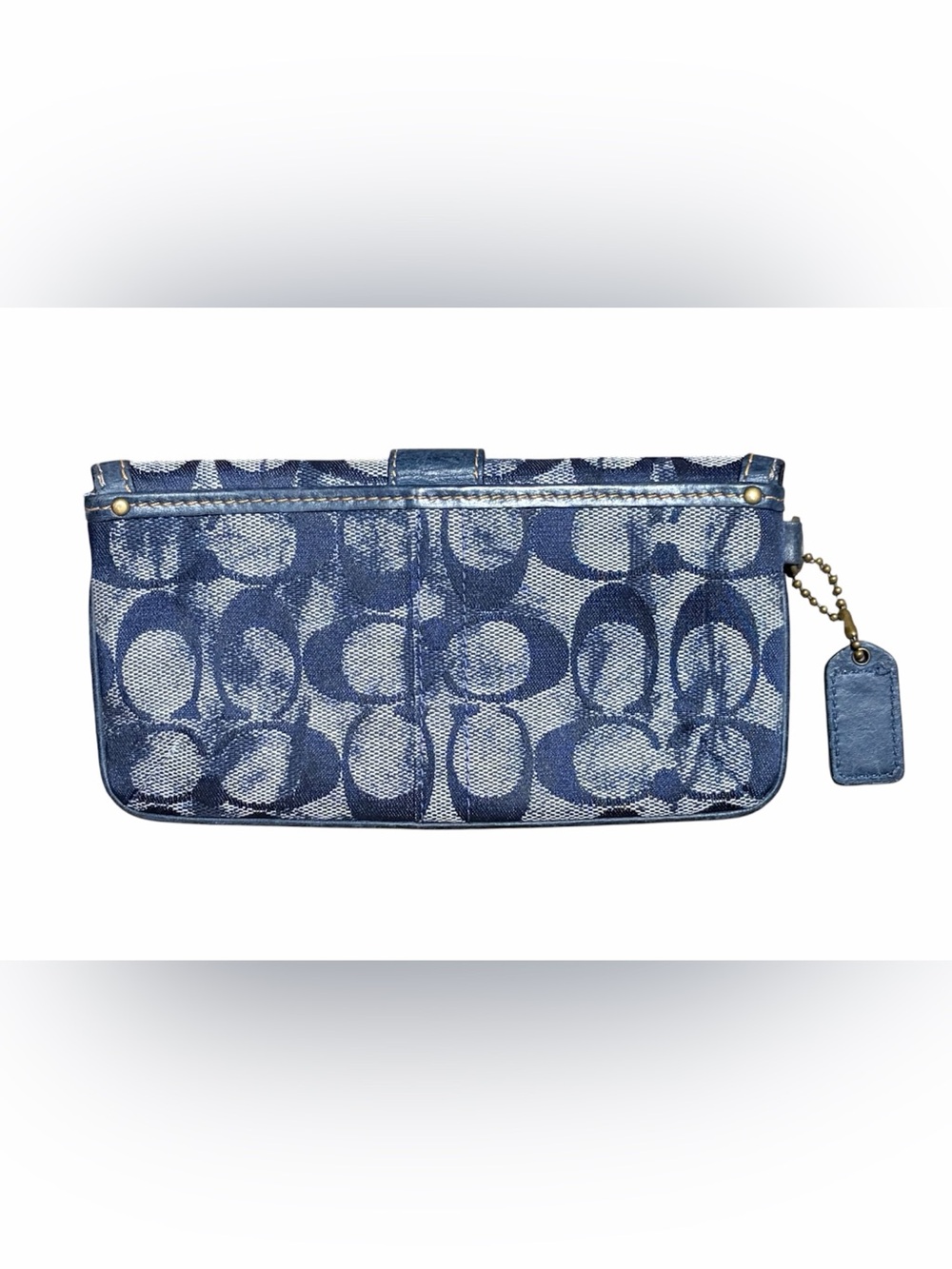 Coach Vintage Denim Tie Dye Clutch Wallet - Picture 9 of 9